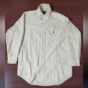 Ralph Lauren Pale Yellow Button-Down Shirt